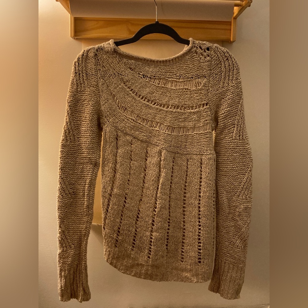 “Moth” Loose Knit Sweater